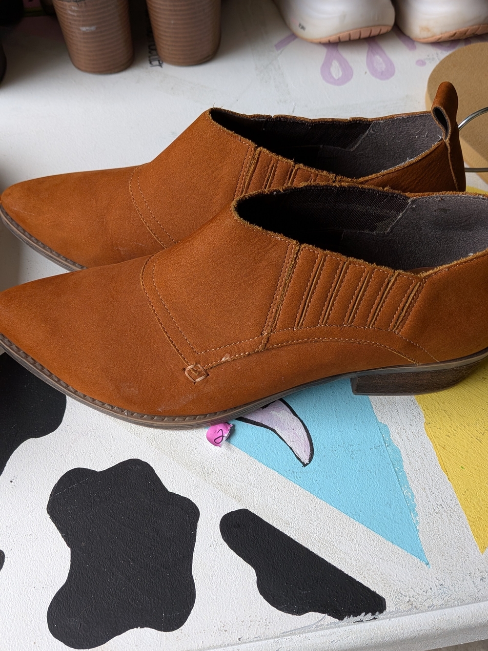 Steve Madden Women’s Pointed Toe Slip-On Ankle Shoes - Brown